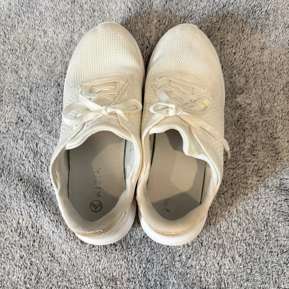 Kizik Lima Sneakers Mens 19W Womens 11.5W White‎ Shoe Hands Free Mesh 19652